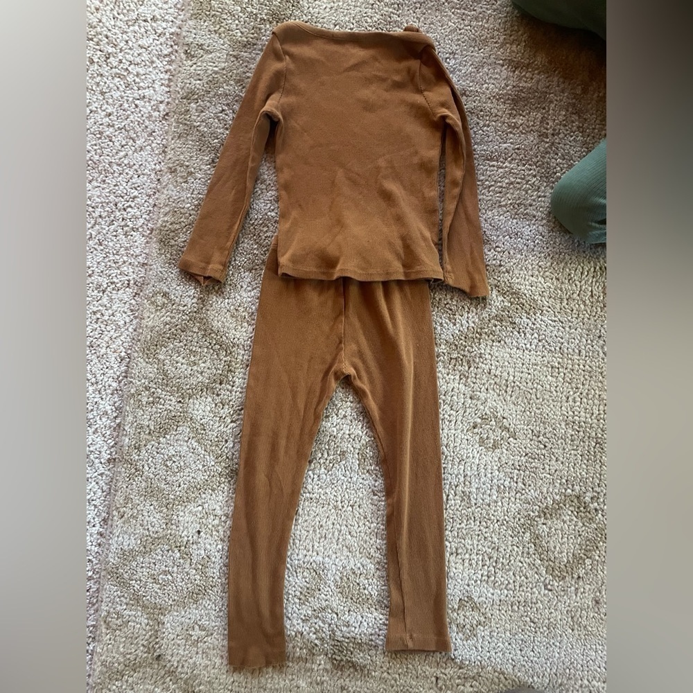 Misha and Puff Pima Cotton Ribbed L/S Tee and Leggings Base Layer 2019 - Picture 3 of 8